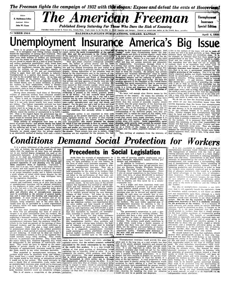 The American Freeman, Number 1844, April 4, 1931